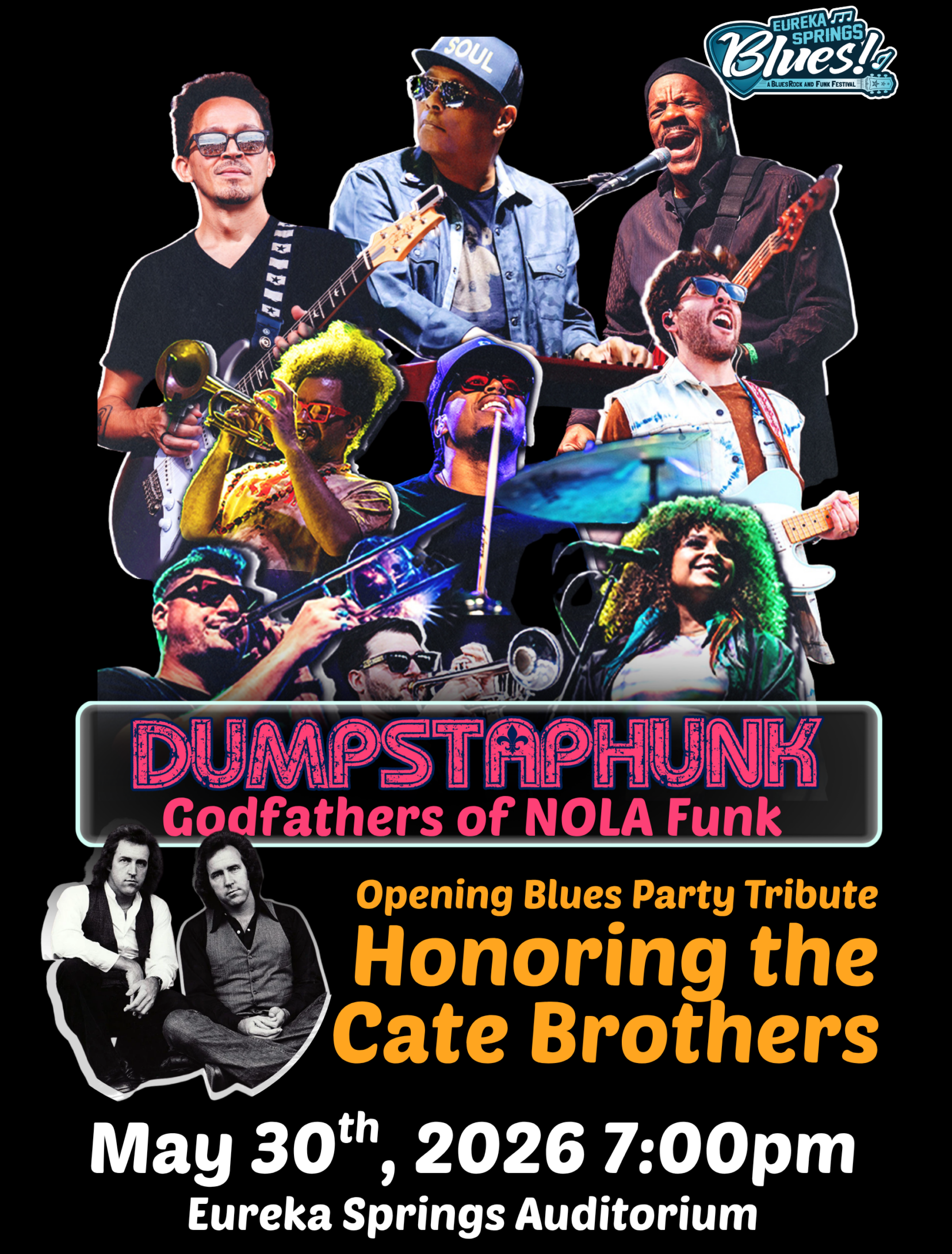 Eureka Springs Blues party Dumpstaphunk
